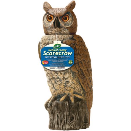 Dalen Natural Enemy Scarecrow Rotating Head Owl