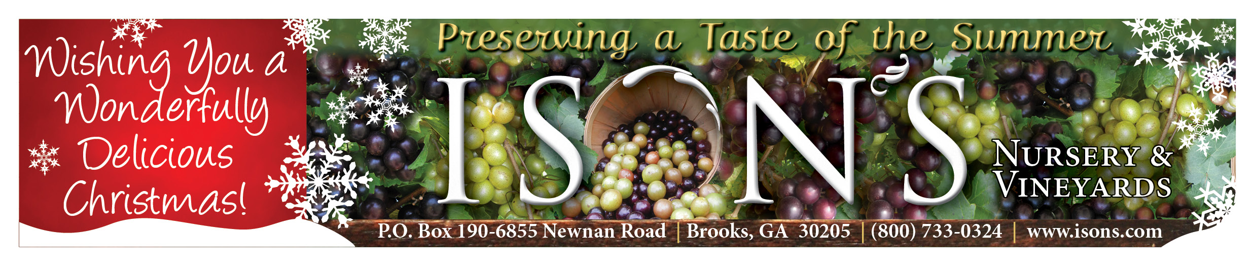 Muscadine Gift Box Package | Ison's Nursery & Vineyard